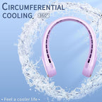 FrSara Neck Fan, Portable Personal Fan Strong Wind, Air Volume, 360° Cooling - Image 5