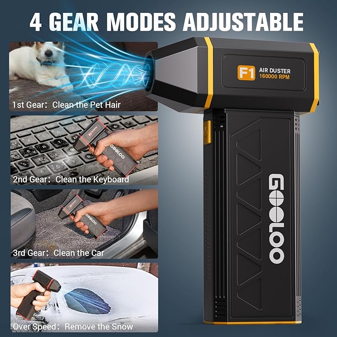 GOOLOO F1 Electric Air Duster - Image 3