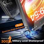 TOCOL for iPhone 16 Screen Protector 9H Hardness Military Grade Shatterproof HD - Image 4