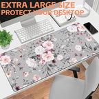 Mouse Pad Large Watercolor Rose Non-Slip Gaming Desk Mat - Image 6