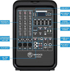 Professional Portable All-in-One 2-Way PA System Suitcase-Style Design - Image 5