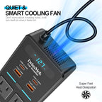 300W Car Power Inverter, DC 12V to 110V AC Car Plug Adapter - Image 4