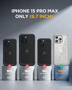 Miracase Magnetic for iPhone 15 Pro Max Case 6.7'' Full-Body Drop Proof Phone - Image 7