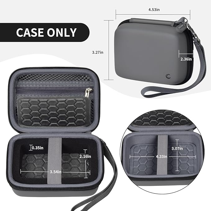 Carrying & Protective Case for Digital Camera, AbergBest 21 Mega Pixels 2.7" - Image 5