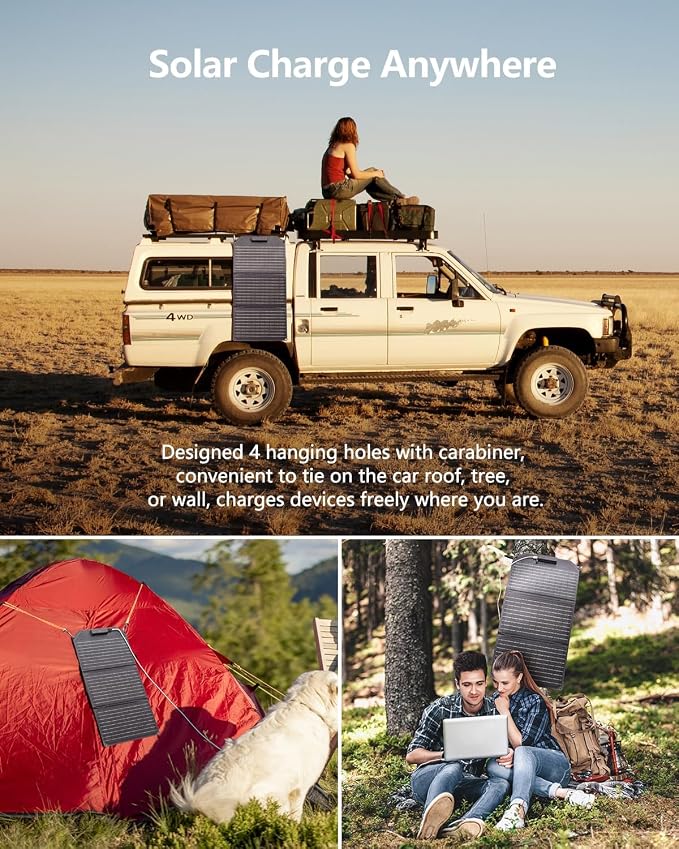 MARBERO 30W Solar Charger >23% High Efficiency Foldable Portable Solar Panel - Image 6