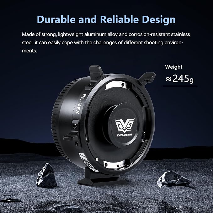 VILTROX PL-GFX Lens Adapter, Lens Converter Ring Camera Lens Mount Adapter Ring - Image 4
