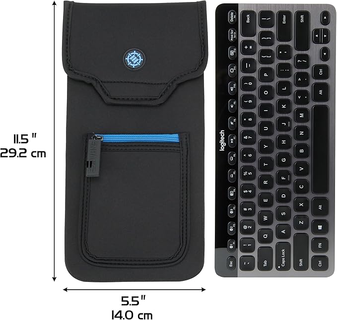 ENHANCE Bluetooth Keyboard Sleeve Case - Image 2