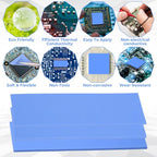 30 Pcs 2.6 * 0.8 Inches Silicone Thermal Pad Reusable CPU Thermal Pad Heat - Image 3