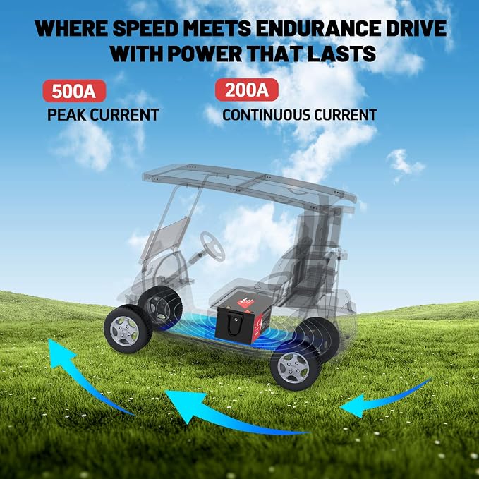 36V 100Ah Golf Cart Lithium LiFePO4 Battery - Image 4