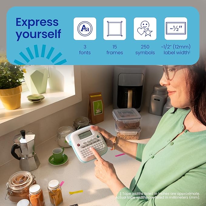 Brother P-Touch PT-N20 Personal Desktop Label Maker, Handheld and Prints - Image 3
