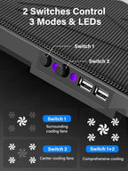 Kootek Laptop Cooling Pad, Laptop Cooler - Image 4