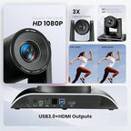 TONGVEO All-in-One Conference Room Video Camera System Bundle HD 1080P 60fps 3X - Image 8