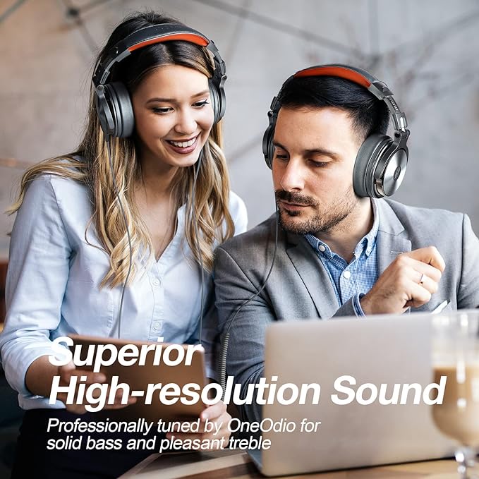 OneOdio Hi-Res Over Ear Headphones - Image 5