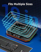 MOUNTUP RGB Laptop Cooling Pad for 13-19 Inch, Max 3500RPM Gaming Laptop Cooler - Image 7