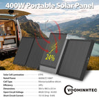 400W 42V ETFE Portable Solar Panel, IP68 Waterproof Foldable 24% High Conversion - Image 2