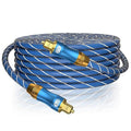 EMK Digital Optical Audio Cable Fiber Optical Toslink Cable SPDIF Audio Cable by EMK