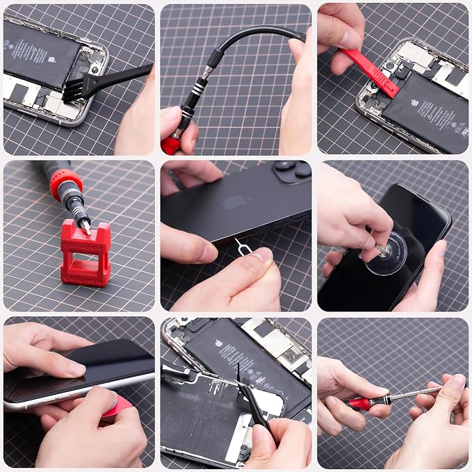 XOOL 200 in 1 Precision Screwdriver Set, Electronics Repair Tool Magnetic - Image 6