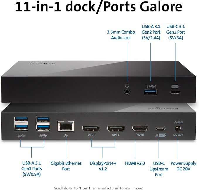 Kensington SD4820P USB-C Docking Station - Image 2
