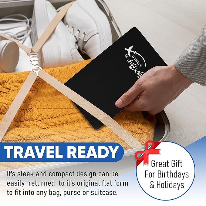 Airplane Travel Essentials for Flying Flex Flap Cell Phone Holder & Flexible - Image 4