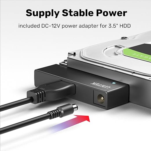 Unitek USB 3.0 to SATA III Hard Drive Adapter External Kit Cable - Image 2