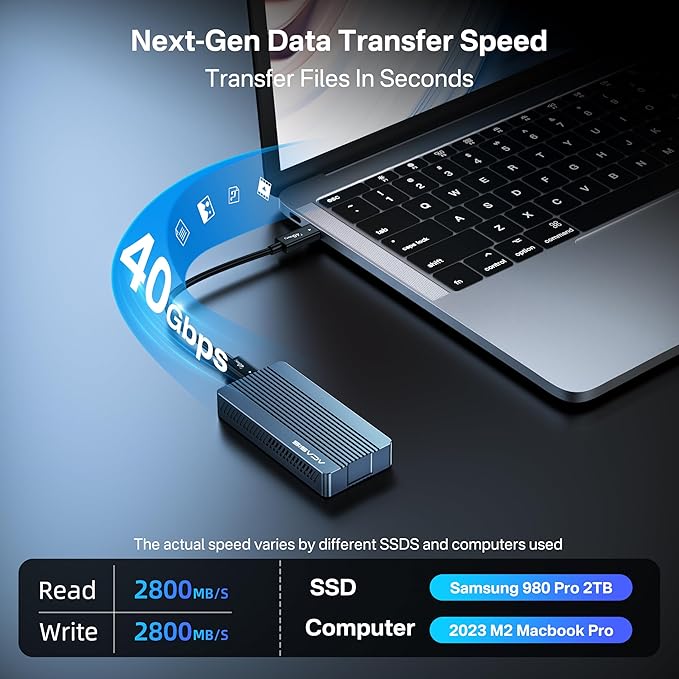ACASIS 40Gbps M.2 NVMe SSD Enclosure, - Image 4
