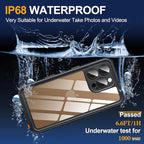 for iPhone 16 Pro Case Waterproof, Built-in Privacy Screen & HD Screen Double - Image 4