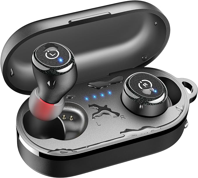 TOZO T10 Wireless Earbuds Bluetooth 5.3 Headphones, App Customize EQ, Ergonomic by TOZO