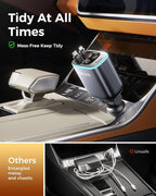 iPhone Car Charger, Retractable Fast USB C Phone Charger, 4 in 1 Cigarette - Image 2