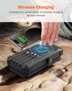 GOODaaa Solar Charger Power Bank, Portable Wireless Charger 36800mAh - Image 3