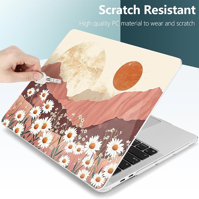 TWOLSKOO Compatible with MacBook Pro 13 inch Case 2023-2016 A2338 M2/M1 A2251 - Image 3