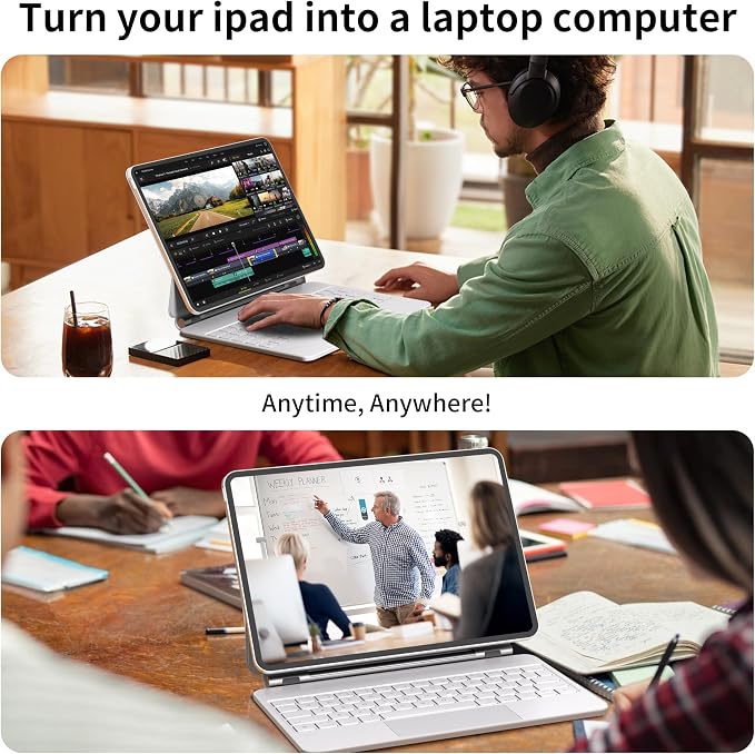iPad Air 11 inch Case with Keyboard & iPad Pro 11 inch, Magic Keyboard - Image 9