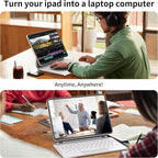 Keyboard Case for iPad 11th and iPad 10th Generation, Magic Keyboard for ipad - Image 8