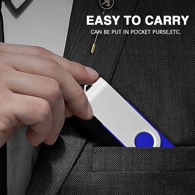 8GB USB Bulk Flash Drives 100 Pack, EASTBULL USB 2.0 Flash Drive Bulk Thumb - Image 7