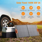 GRECELL 100W Portable Solar Panel - Image 4
