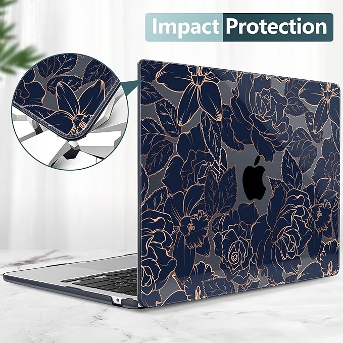 TWOLSKOO Compatible with M4 MacBook Air 15 inch Case 2025-2023 Released Model - Image 6