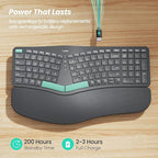 Nulea Wireless Ergonomic Keyboard, Split Keyboard - Image 3