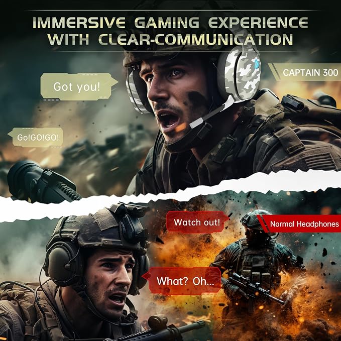 2.4GHz Wireless Gaming Headset for PS5, PS4 Fortnite & Call of Duty/FPS Gamers - Image 5