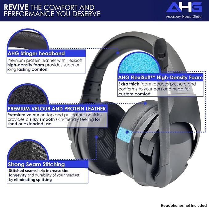 AHG Upgrade Replacement Hybrid Cloud Stinger Ear Pads Cushions and Headband - Image 2