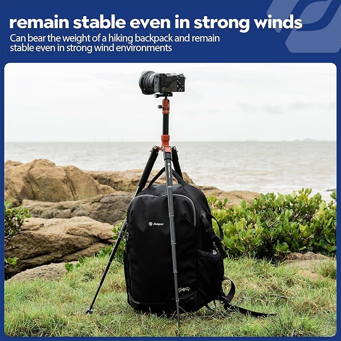 Fotopro Mini Tripod with Ball Head Phone Mount Detachable Selfie Stick Folded - Image 8