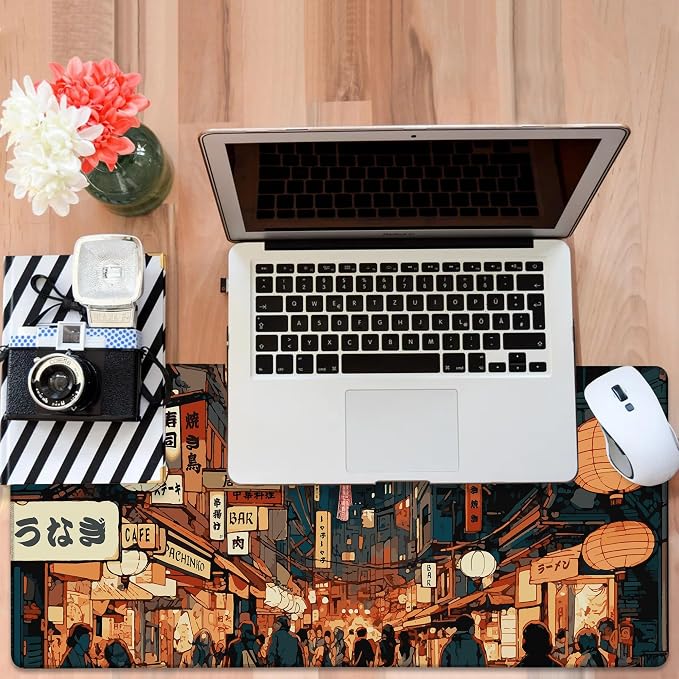 Gaming Desk Pad Large Extra Length Tokyo Japan Mouse Pad Keyboard Laptop - Image 6