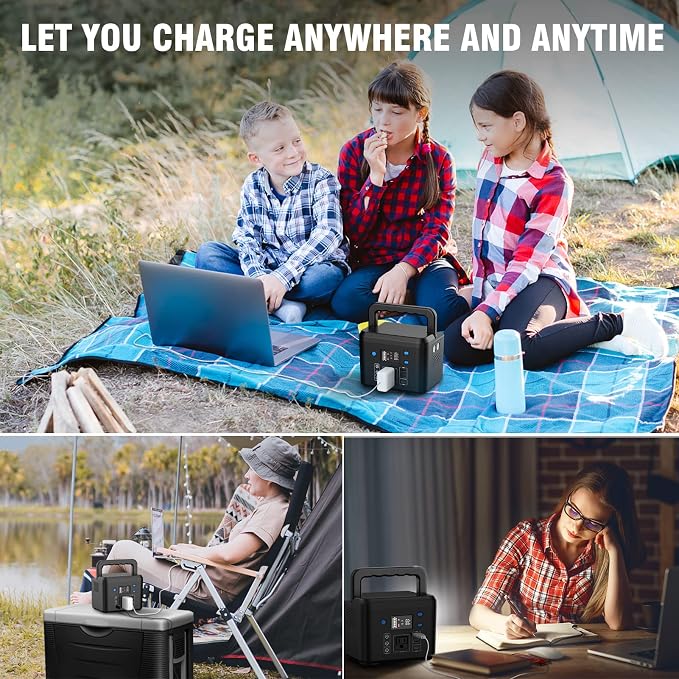 200W Portable Power Station, Powkey 120Wh/33, 000mAh Power Bank - Image 2