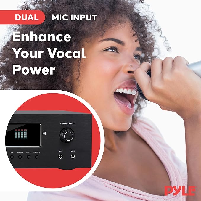 Pyle 1000W Bluetooth Home Theater Receiver - Image 4