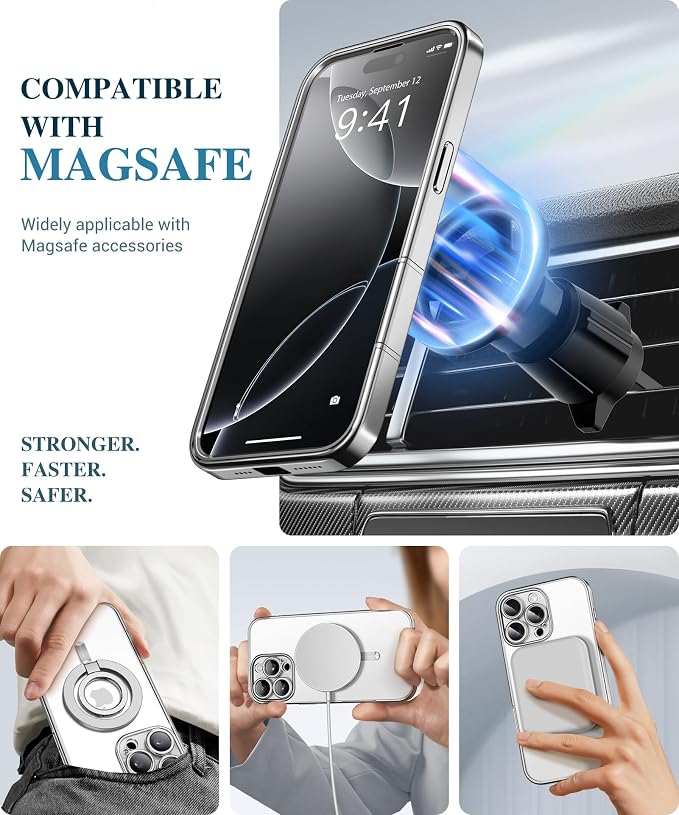 BERFY Magnetic for iPhone 16 Pro Max Case, Compatible - Image 6