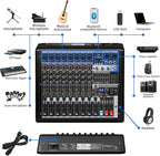 S-10 Audio Mixer 10 channel 8 channel Professional DJ Mixing Console - Image 8