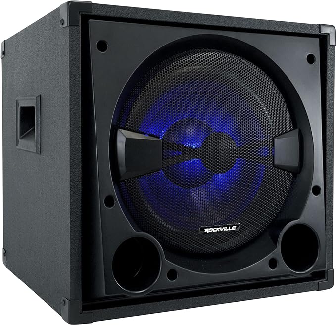 Rockville BASS Blaster 12 800W Powered Home Audio Subwoofer, Adjustable by Rockville