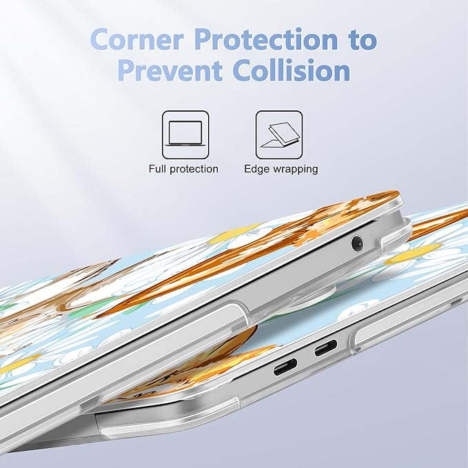 Case for MacBook Pro 13 inch with/Without Touch Bar, Hard Shell + Keyboard - Image 3