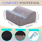 Foot Rest for Under Desk at Work, Ergonomic Under Desk Footrest - Image 5