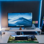 Desk Mat, Lake Mountain Landscape Desk Pad, The Alps Large Gaming Mouse Pad - Image 6