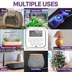 Fosmon 7 Day Digital Timers for Electrical Outlets, Indoor Plug-in Light Timers - Image 8