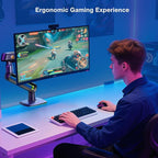 RGB Gaming Monitor-arm for Flat/Ultrawide/Curved Monitors 32 to 60 inch - Image 8
